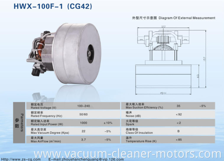 1000w Motor For Vacuum Cleaner